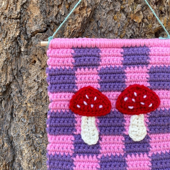 Mushroom wall hanging - Picture 8 of 10